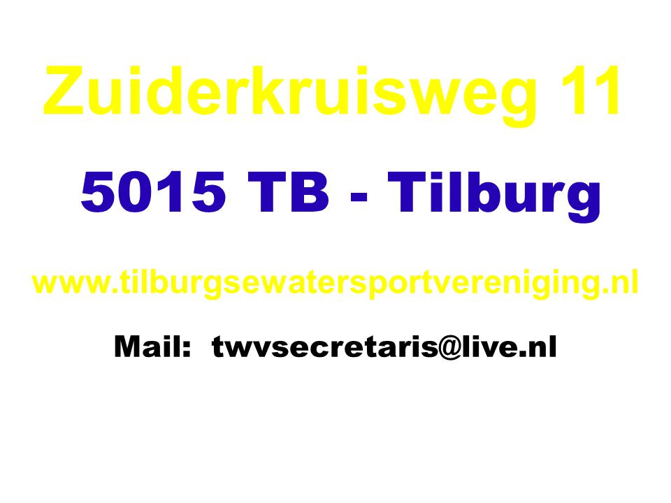 Zuiderkruisweg TB - Tilburg   Mail:
