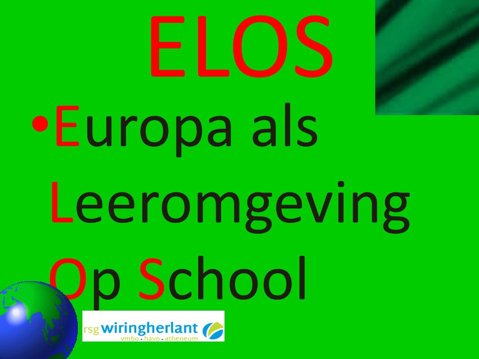 ELOS Europa als Leeromgeving Op School