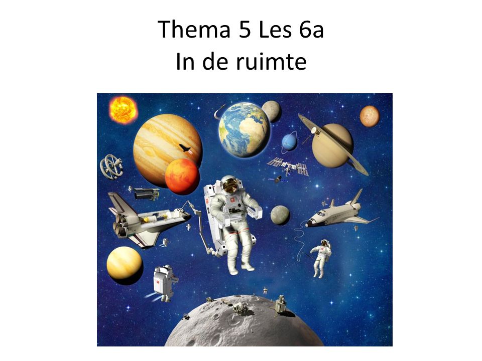 Thema 5 Les 6a In de ruimte