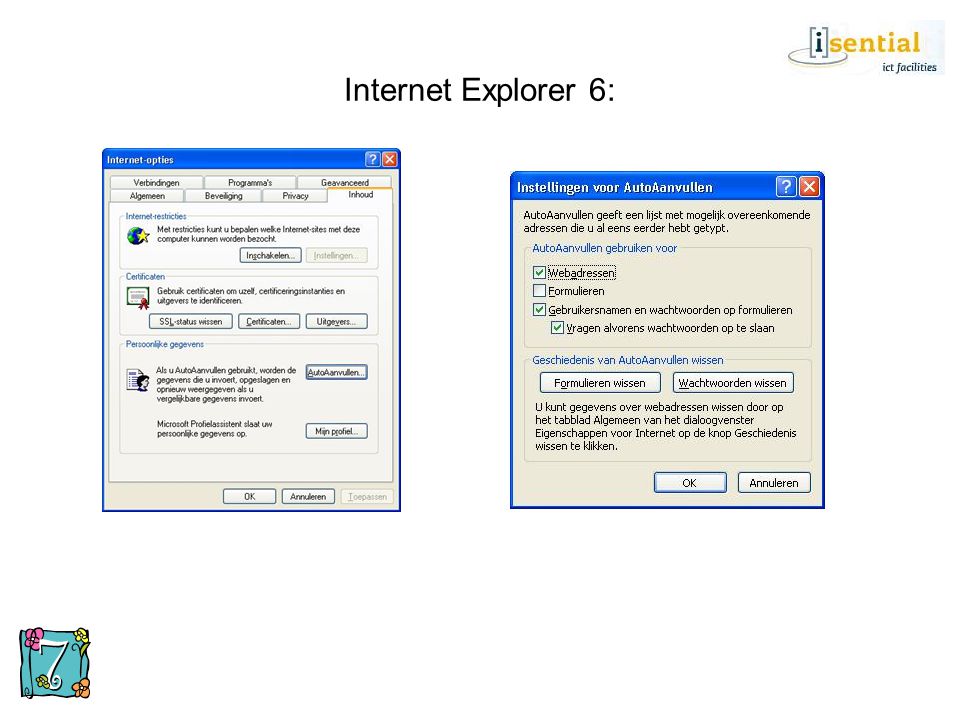 Internet Explorer 6: