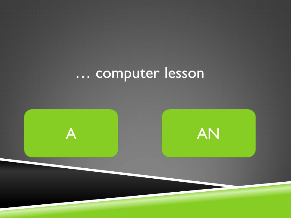… computer lesson AAN