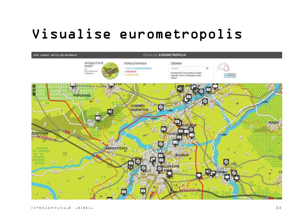 Visualise eurometropolis INTERCOMMUNALE LEIEDAL 33