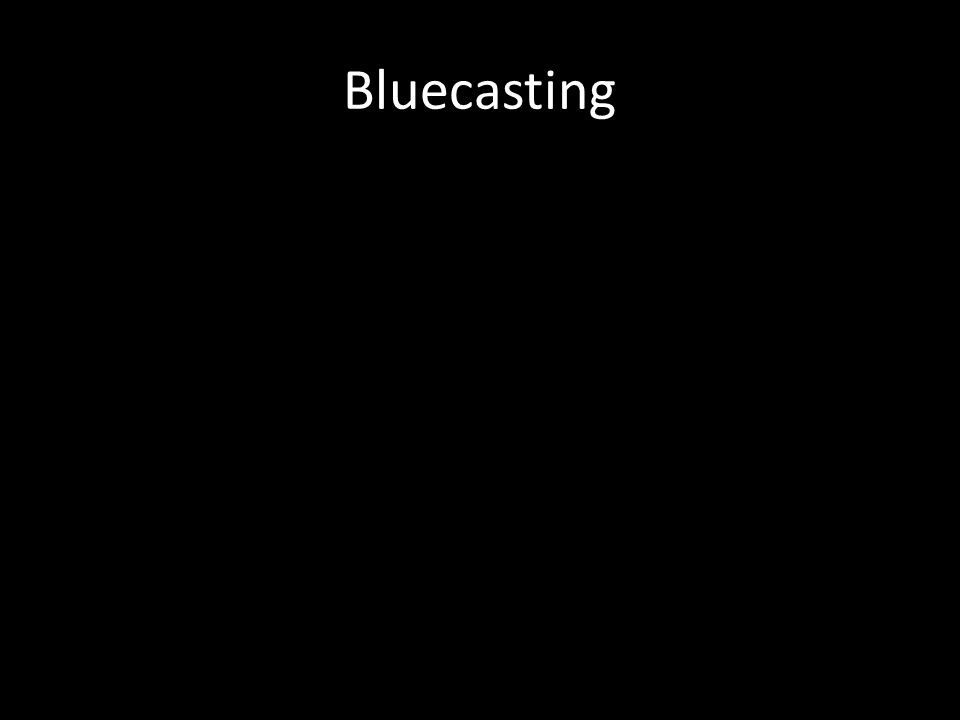 Bluecasting