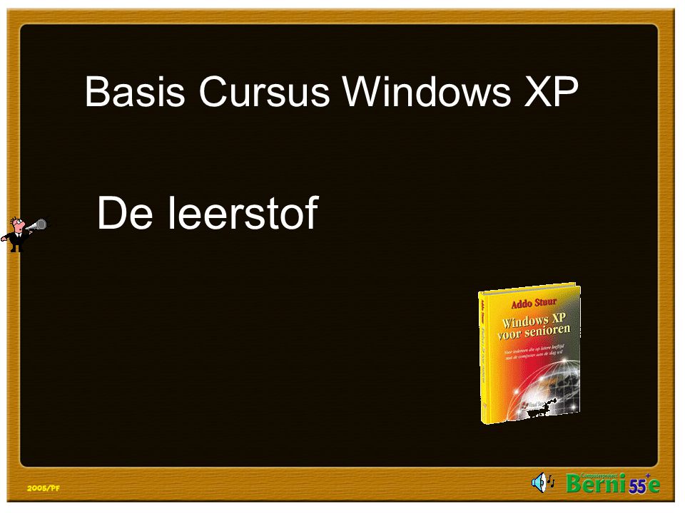 Basis Cursus Windows XP De leerstof