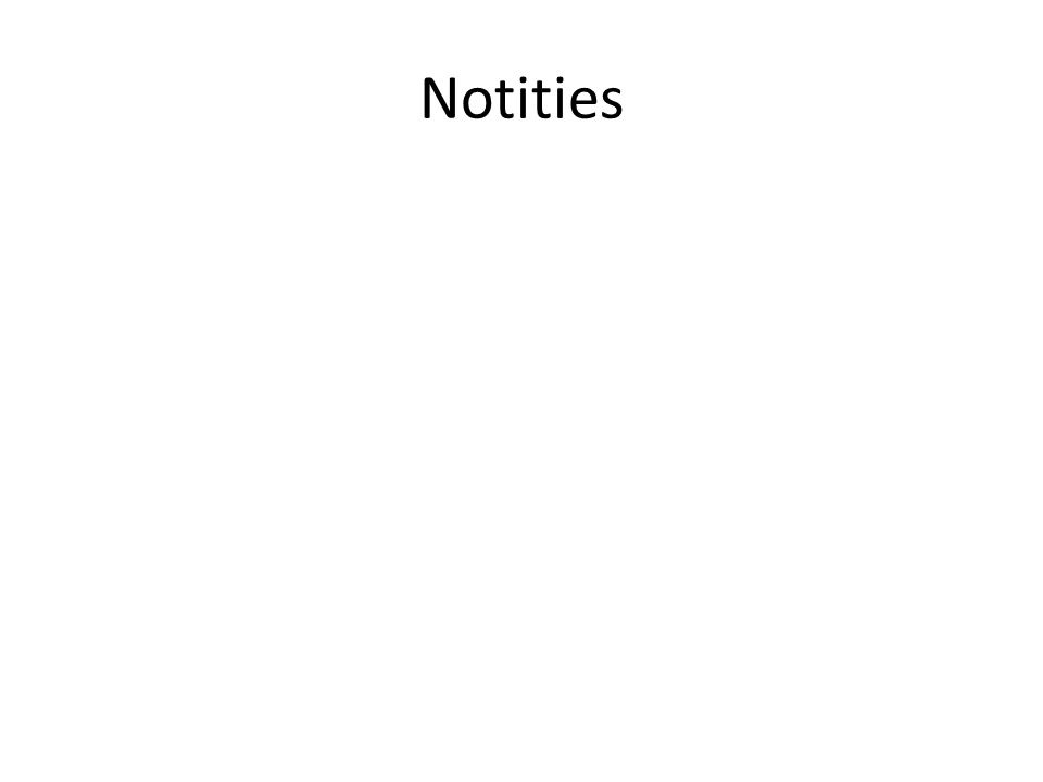 Notities