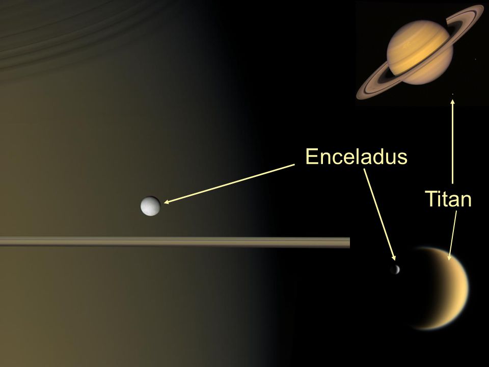 Titan Enceladus