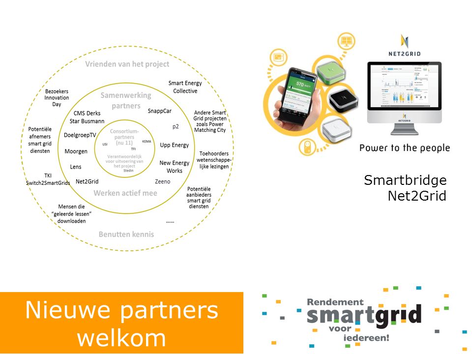 Nieuwe partners welkom Smartbridge Net2Grid