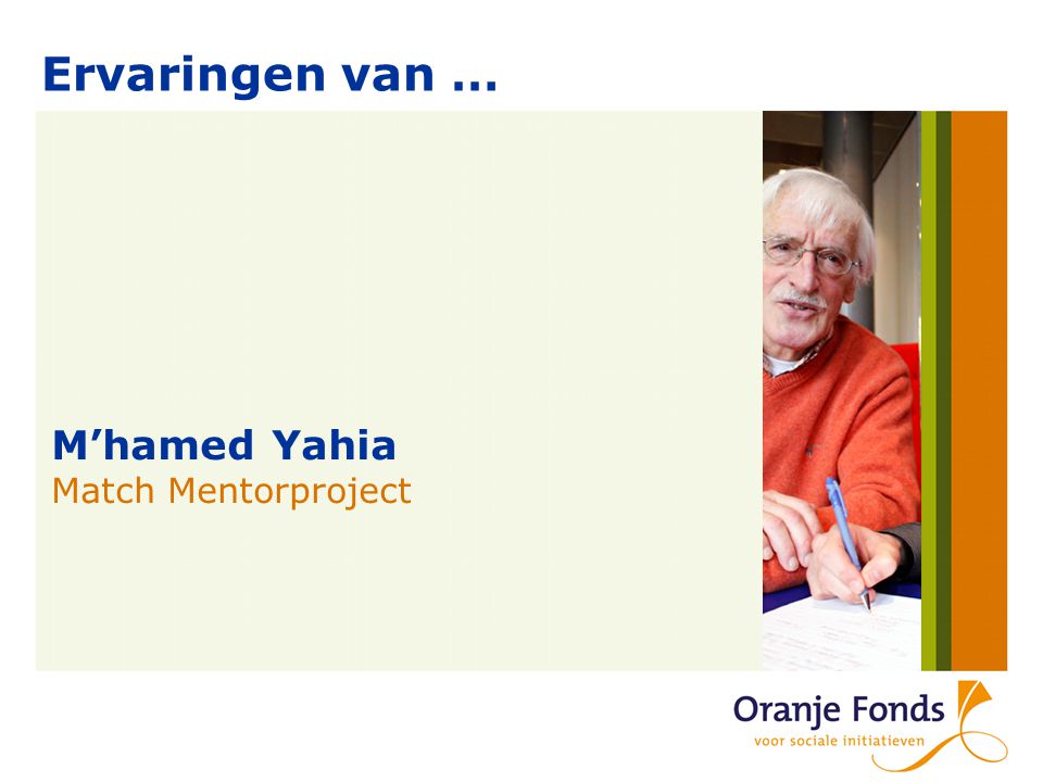 Ervaringen van … M’hamed Yahia Match Mentorproject