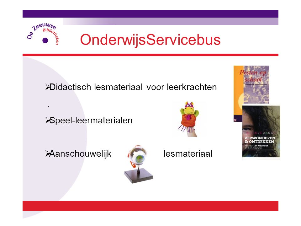 OnderwijsServicebus  Didactisch lesmateriaal voor leerkrachten.