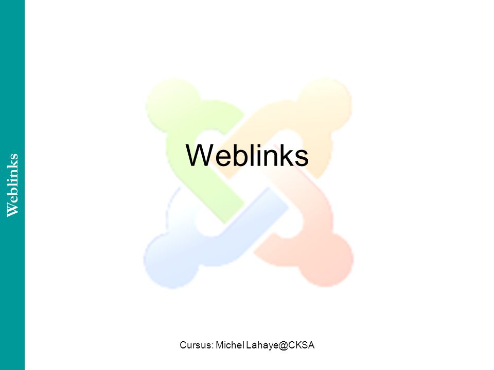 Cursus: Michel Weblinks