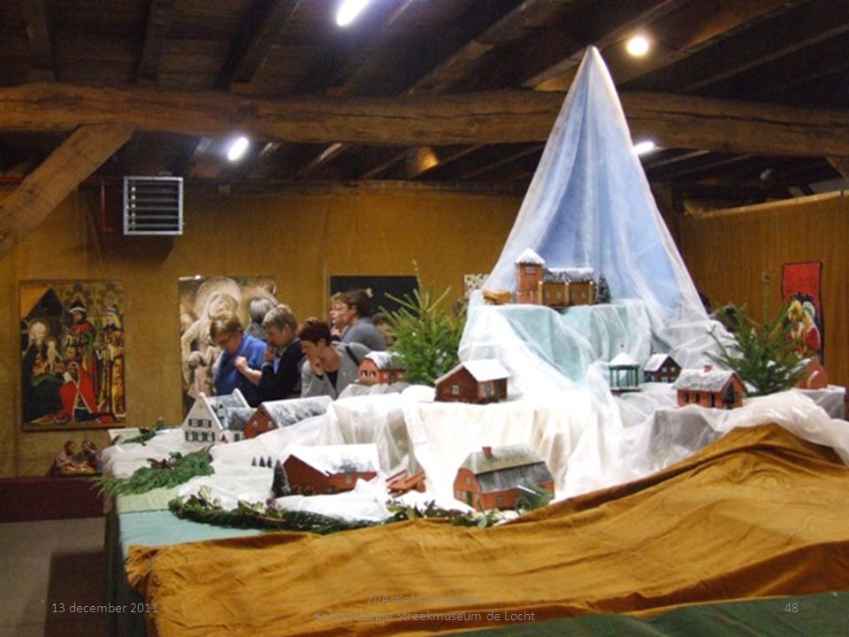 13 december ZijActief Koningslust Kerstuitstapje Streekmuseum de Locht