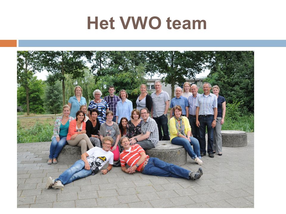 Het VWO team