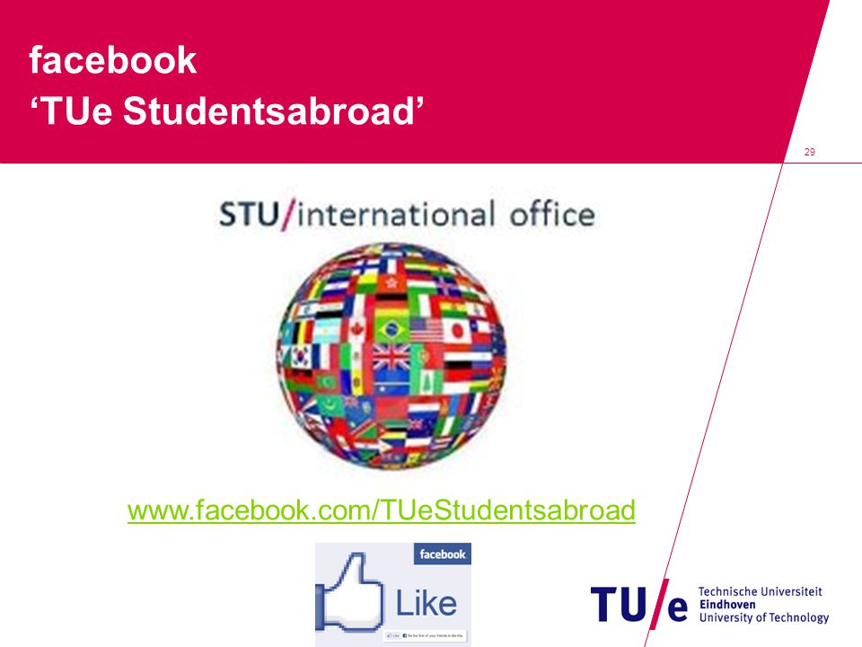 29 facebook ‘TUe Studentsabroad’