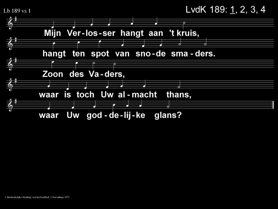 LvdK 189: 1, 2, 3, 4