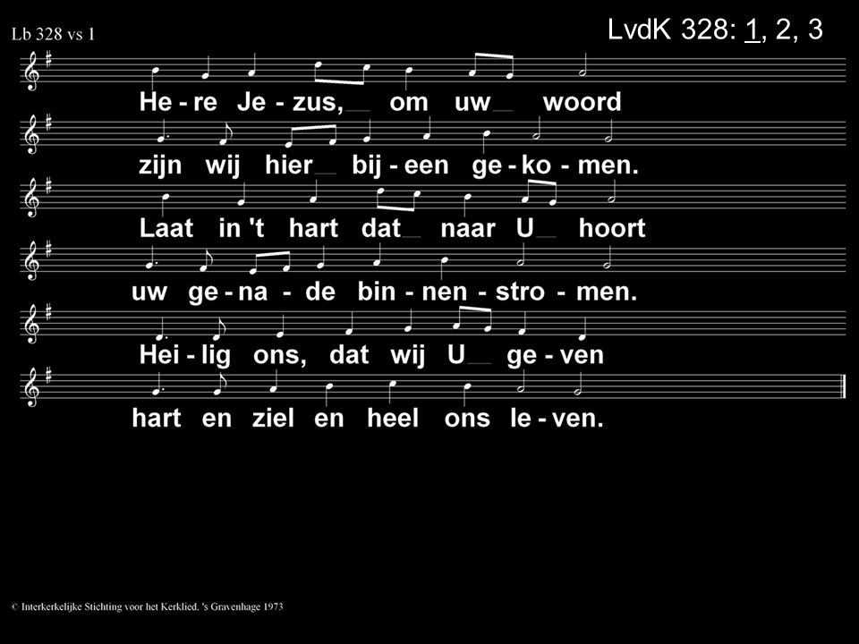 LvdK 328: 1, 2, 3