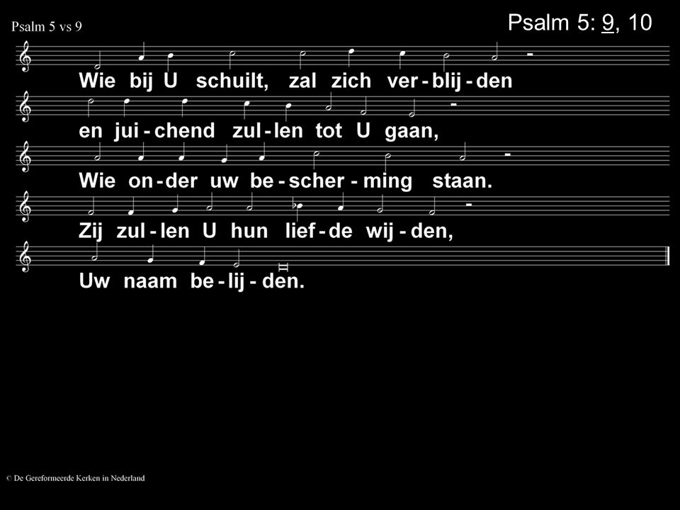 Psalm 5: 9, 10