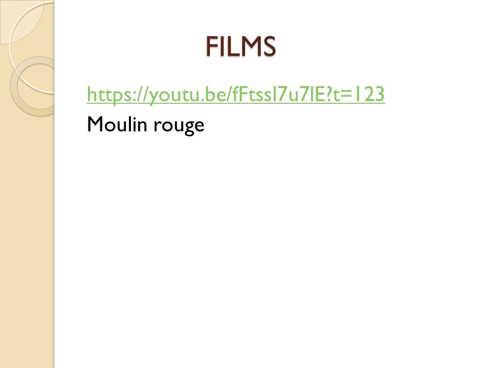 FILMS FILMS   t=123 Moulin rouge