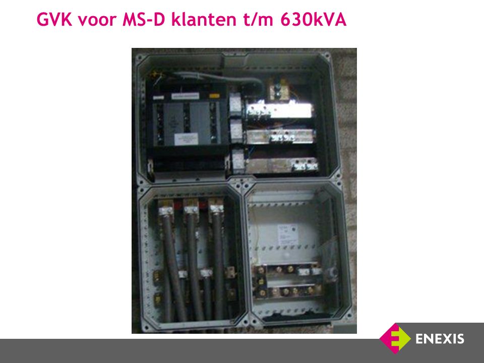 GVK voor MS-D klanten t/m 630kVA