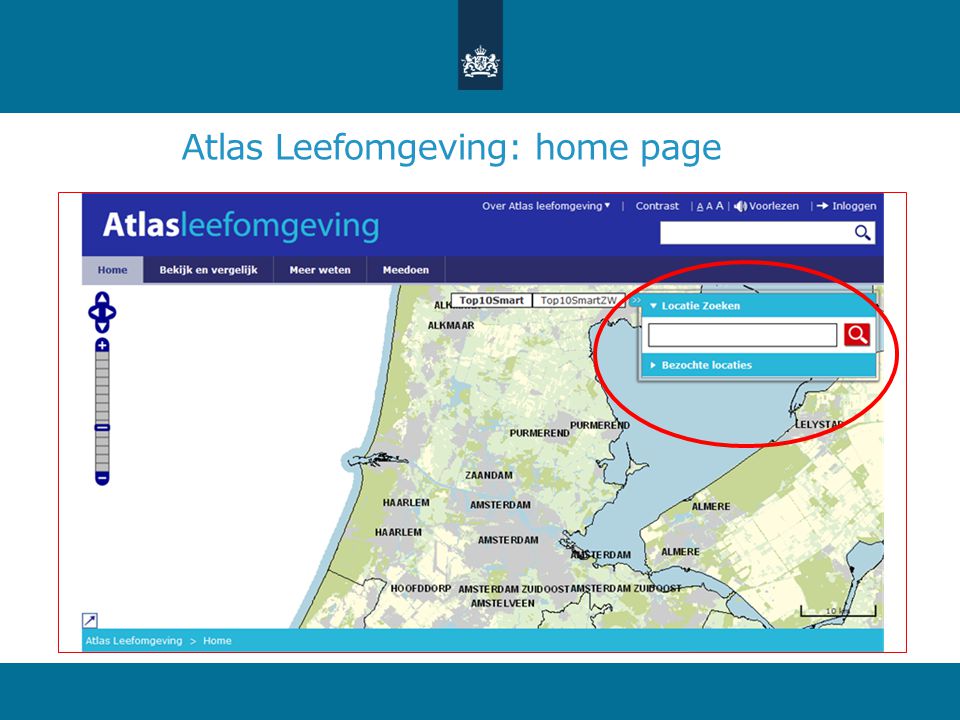 Atlas Leefomgeving: home page