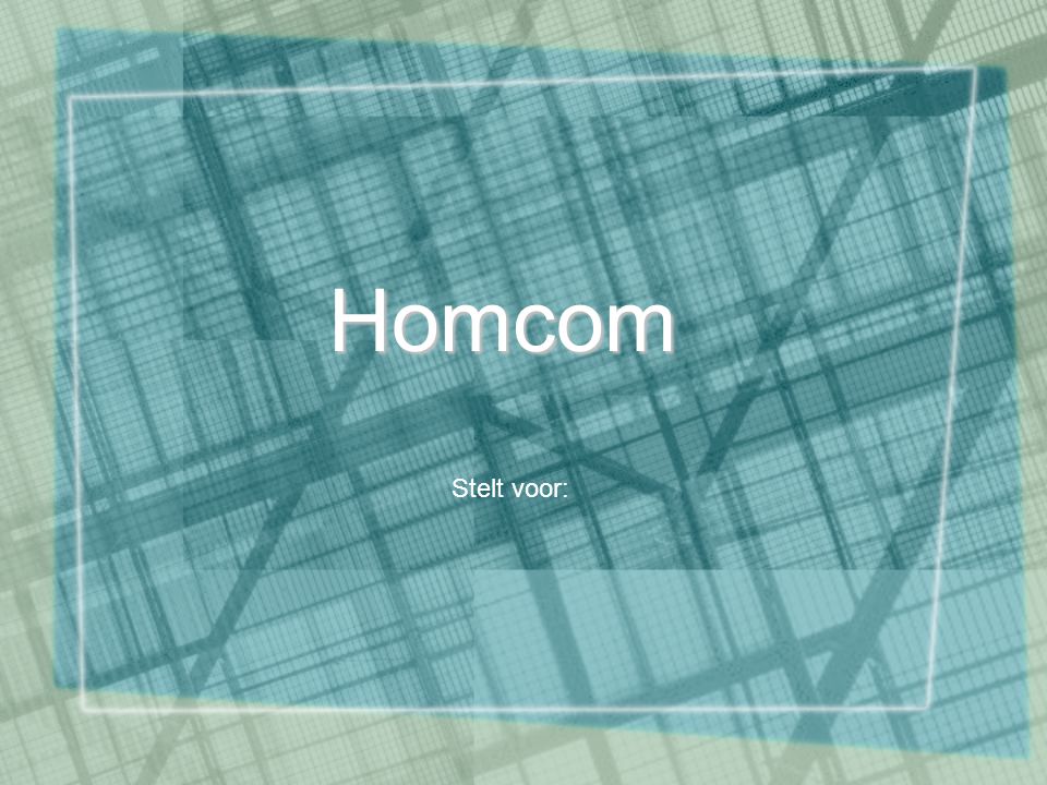 Homcom Stelt voor: