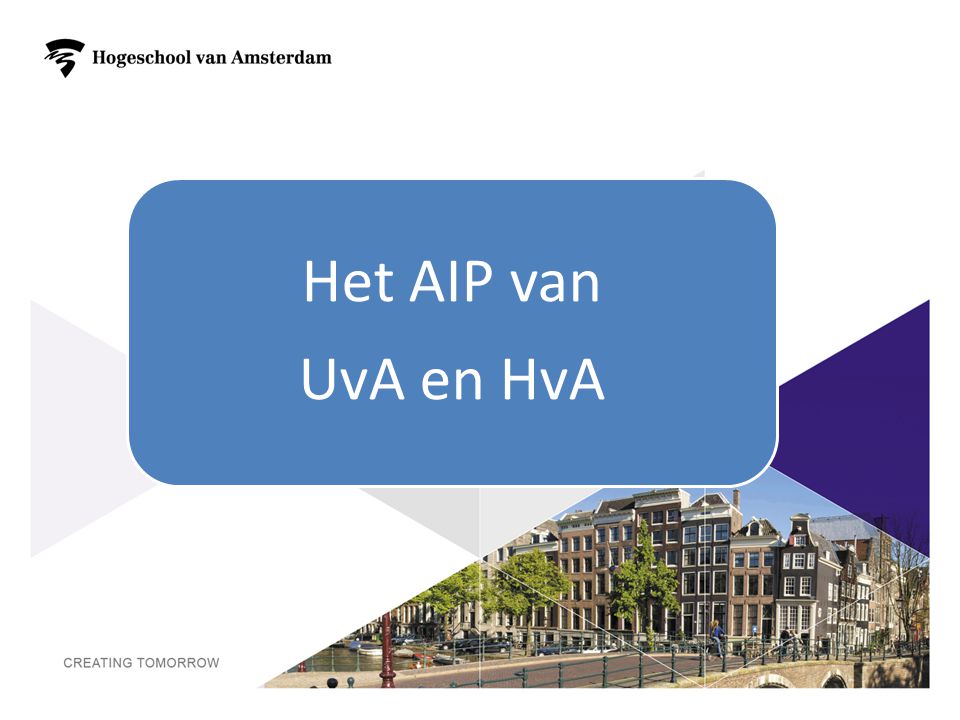 Het AIP van UvA en HvA