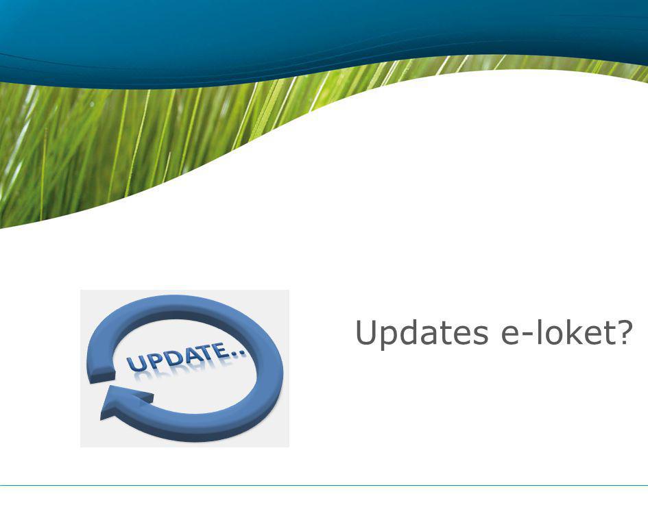 Updates e-loket