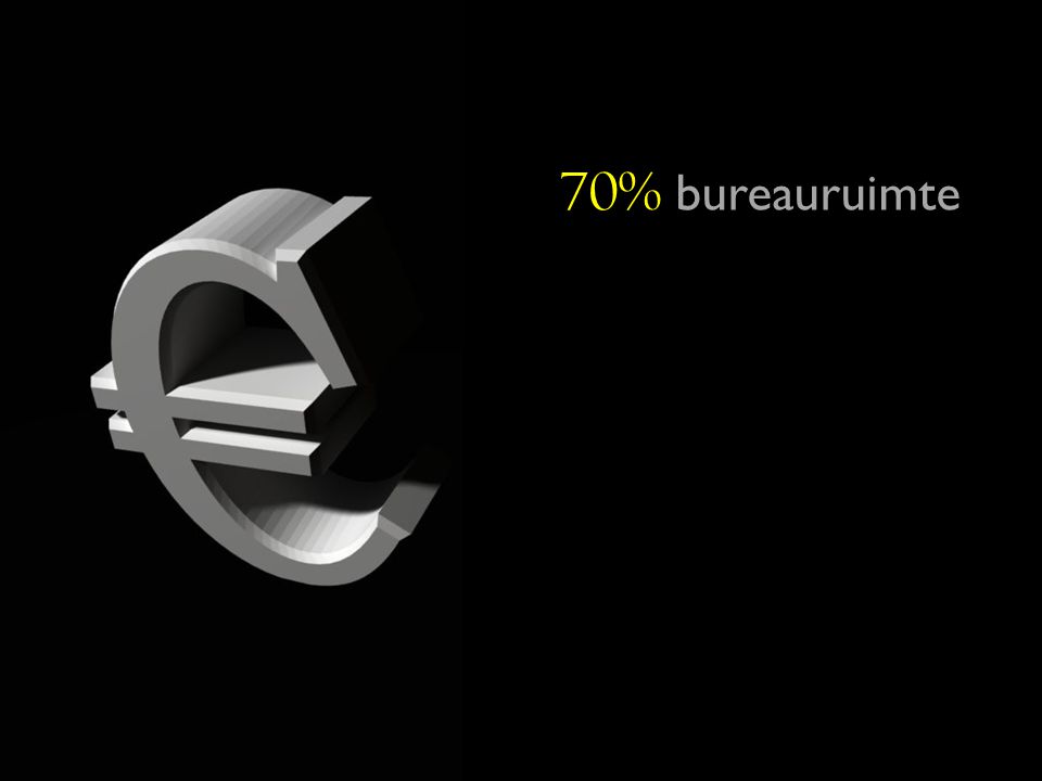 70% bureauruimte