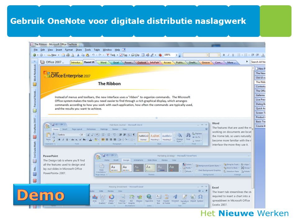 Gebruik OneNote voor digitale distributie naslagwerk 14