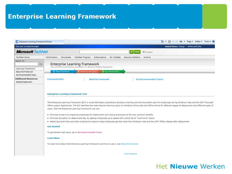 Enterprise Learning Framework 15