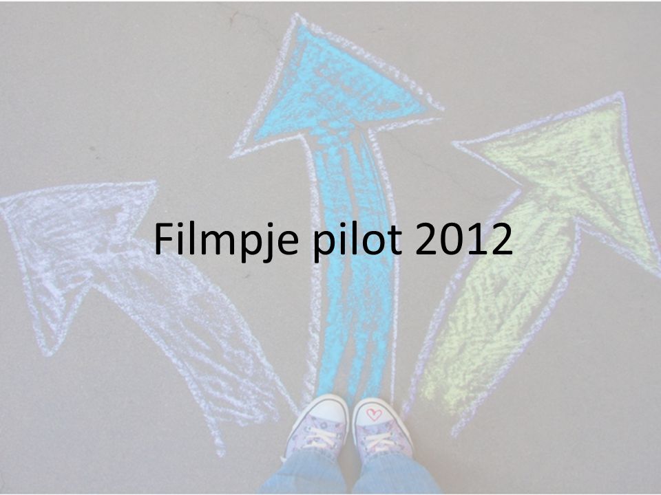 Filmpje pilot 2012