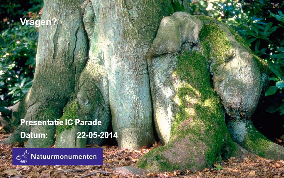 Vragen Presentatie IC Parade Datum: