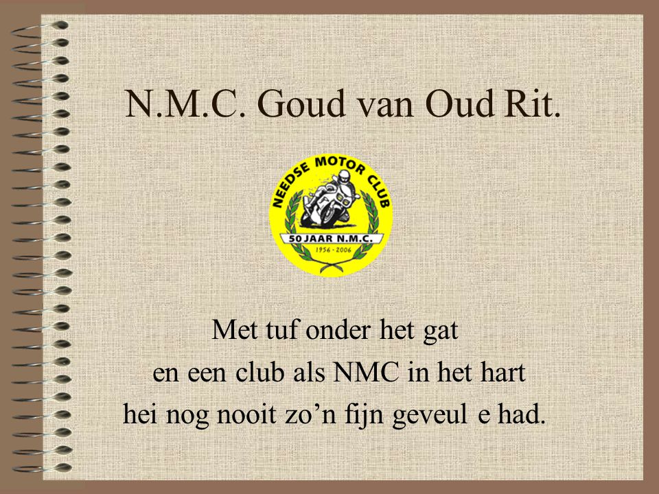 N.M.C. Goud van Oud Rit.