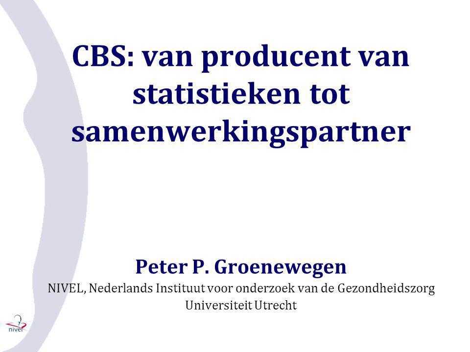 CBS: van producent van statistieken tot samenwerkingspartner Peter P.