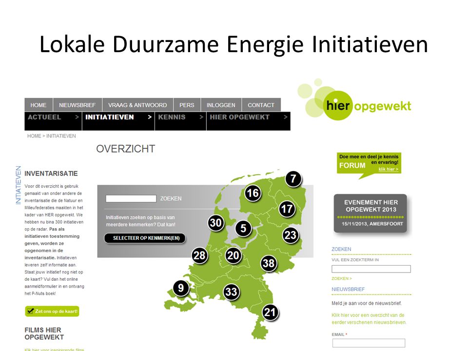 Lokale Duurzame Energie Initiatieven