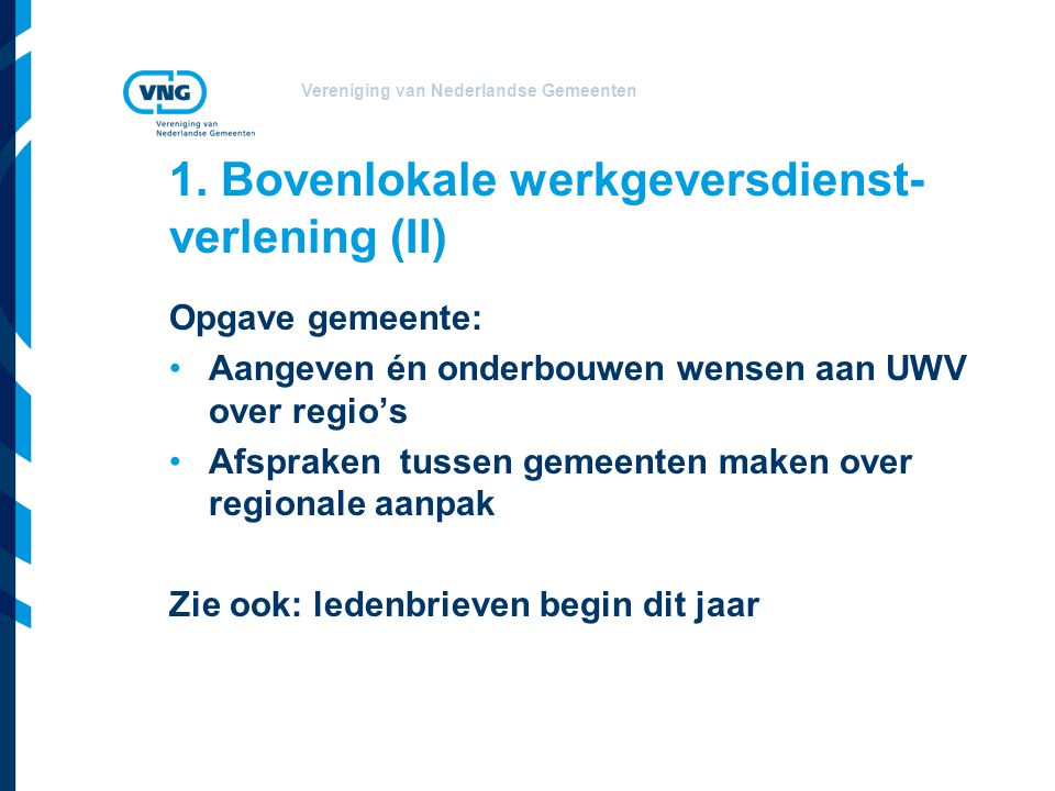 Vereniging van Nederlandse Gemeenten 1.