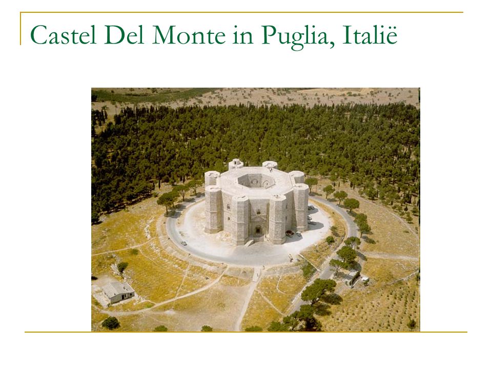 Castel Del Monte in Puglia, Italië