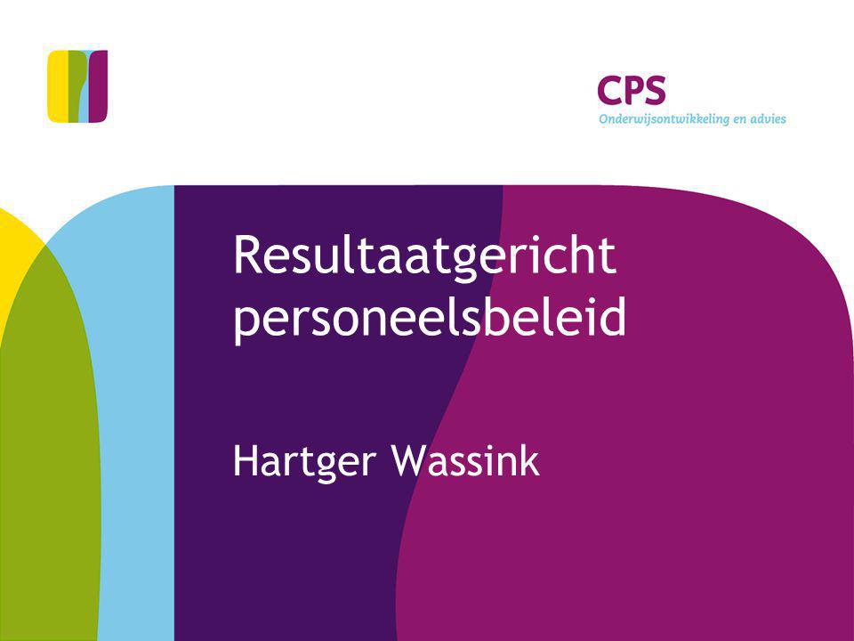 Resultaatgericht personeelsbeleid Hartger Wassink