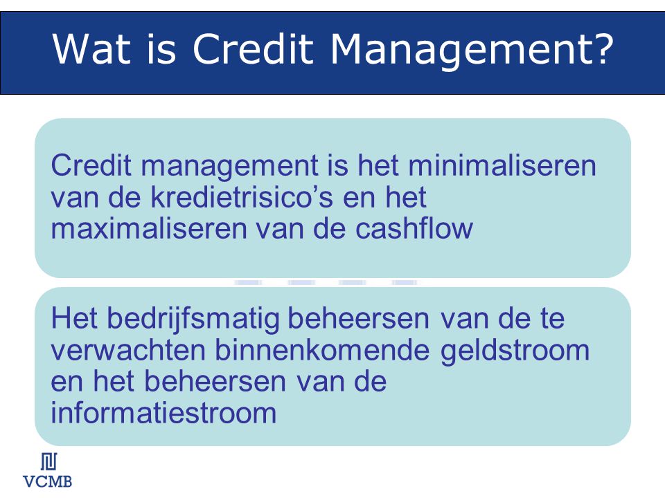 Wat is Credit Management.