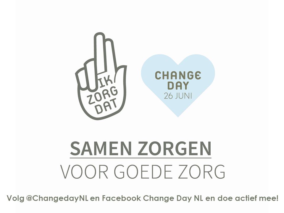 en Facebook Change Day NL en doe actief mee!