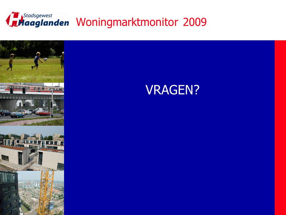 Woningmarktmonitor 2009 VRAGEN