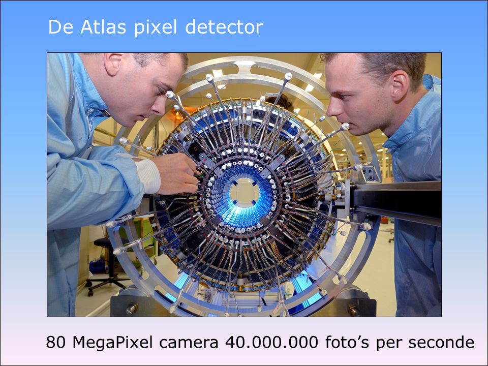 80 MegaPixel camera foto’s per seconde De Atlas pixel detector