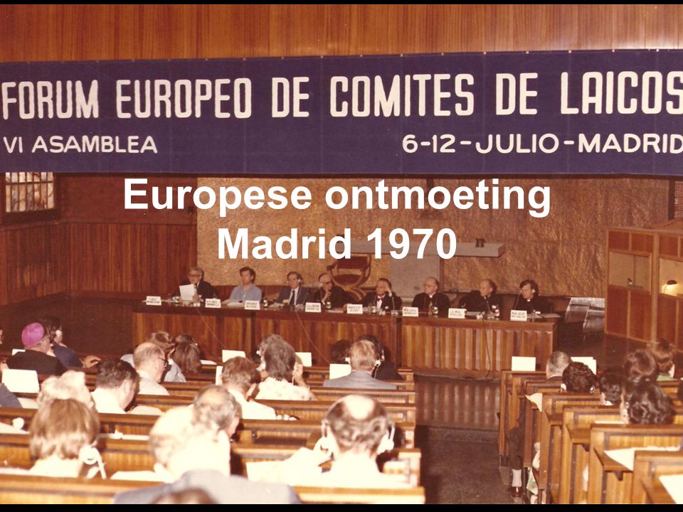 Europese ontmoeting Madrid 1970