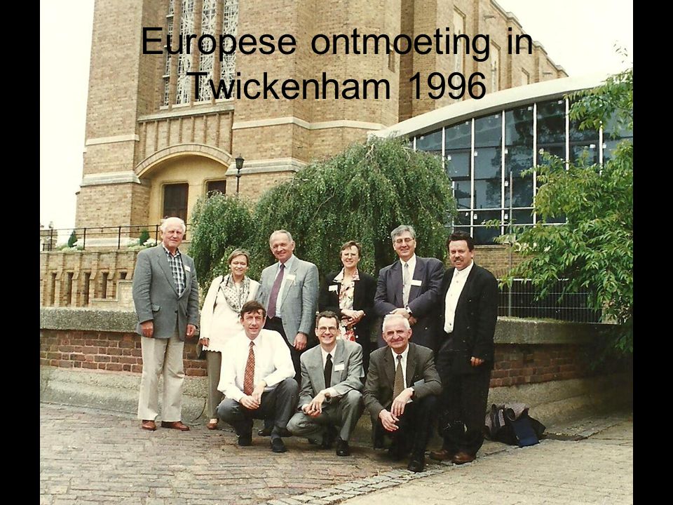 Europese ontmoeting in Twickenham 1996