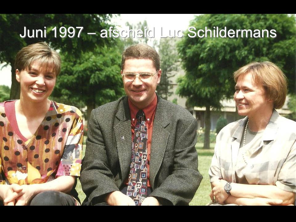 Juni 1997 – afscheid Luc Schildermans