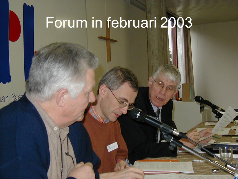 Forum in februari 2003