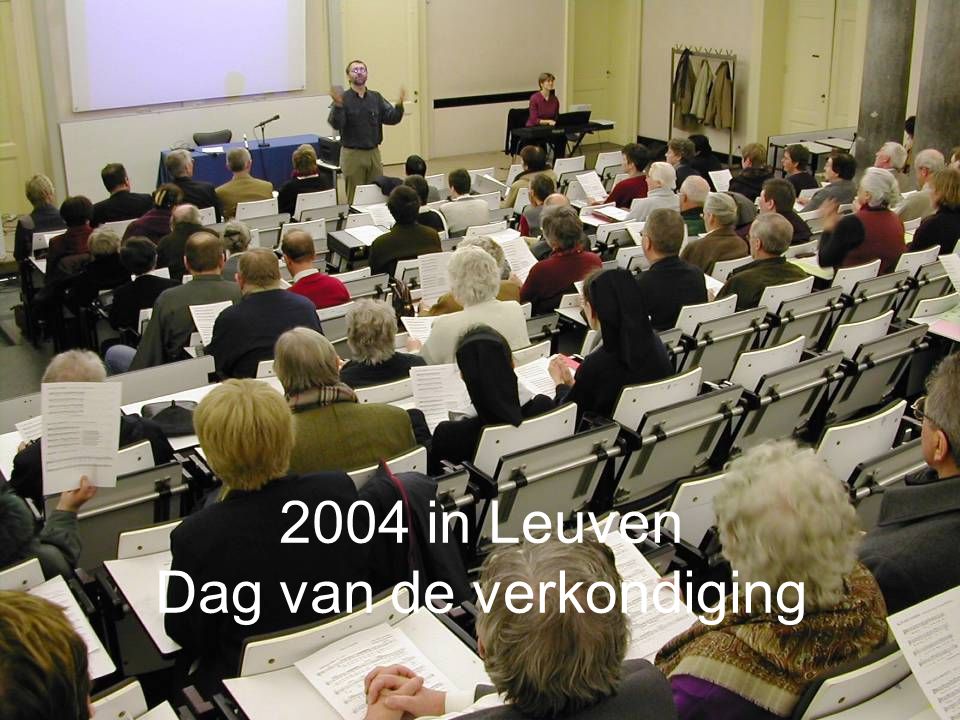 2004 in Leuven Dag van de verkondiging