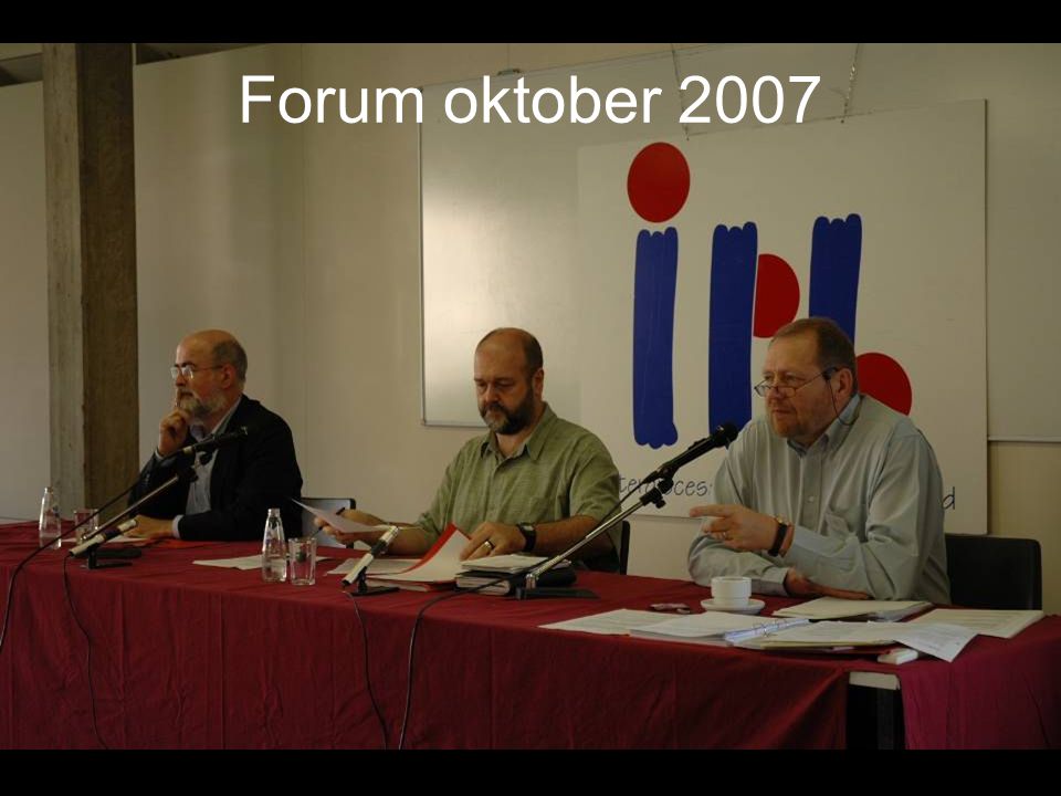 Forum oktober 2007