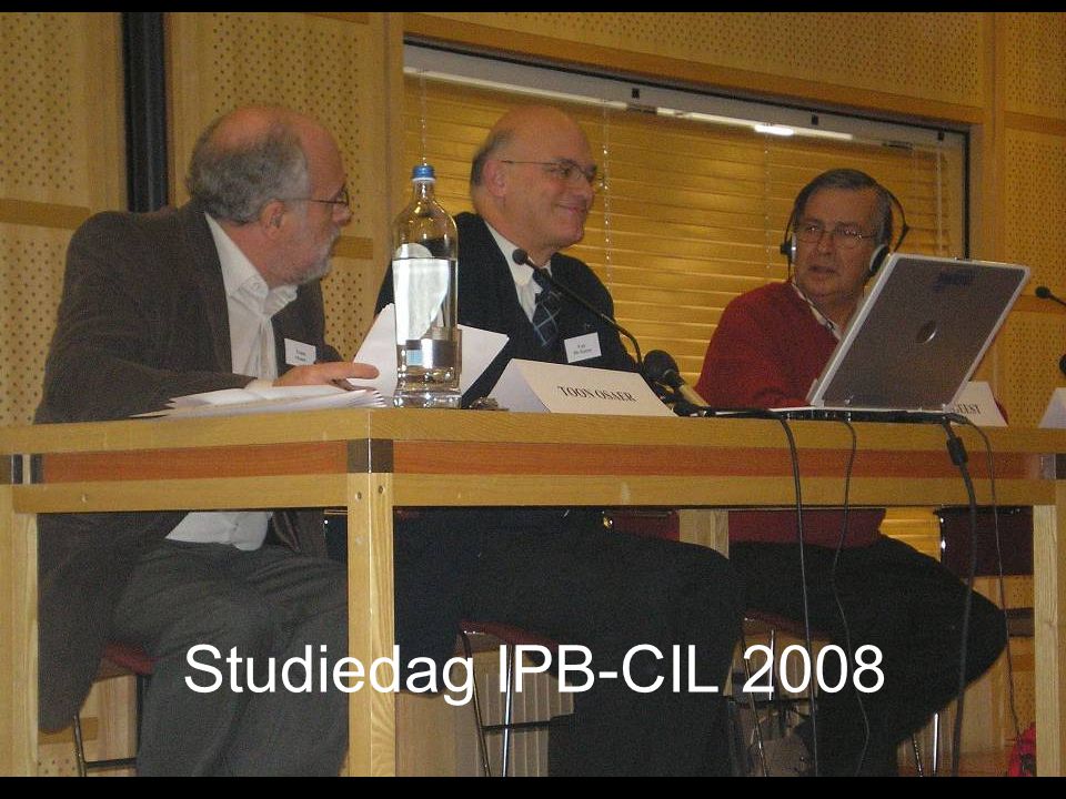 Studiedag IPB-CIL 2008