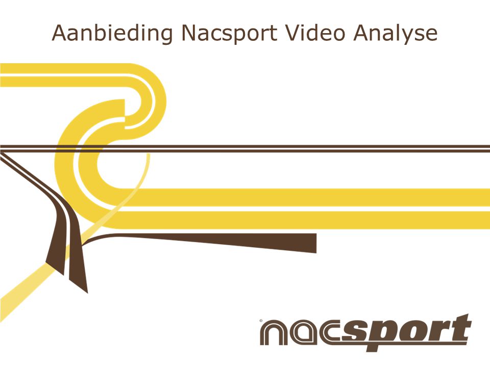 Aanbieding Nacsport Video Analyse