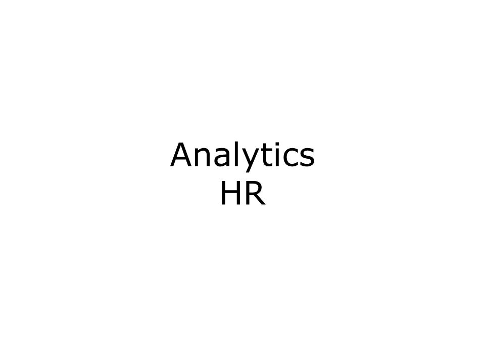 Analytics HR